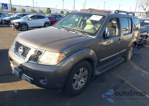 2008 Nissan Pathfinder Le from USA, damaged, VIN 5N1AR18U98C608600